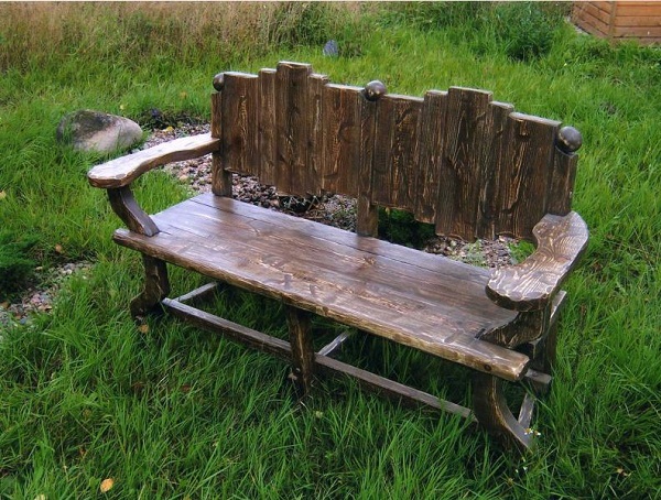 Несколько идей скамейки для сада: фото, описание