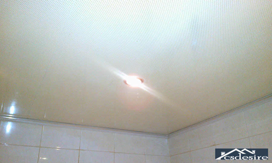 Потолок из пластиковых панелей своими руками + видео, фото