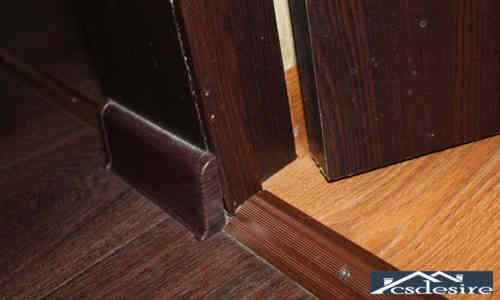 Укладка ламината под дверной коробкой