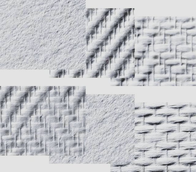 Полотна для изготовления обоев могут получаться или по ткацкой технологии, или просто прессованием волокон в холсты определенной толщины