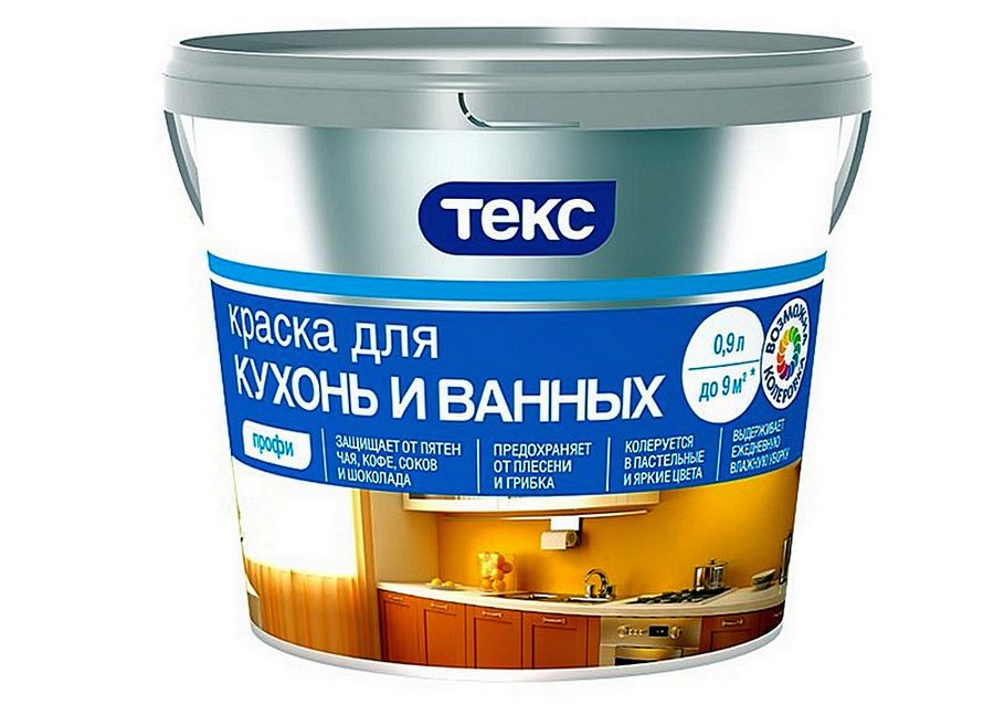 Краска ТЕКС Профи для кухонь и ванных