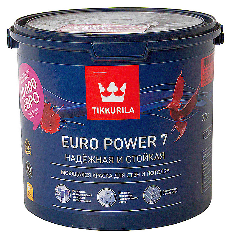 Краска Tikkurila Euro 7 Power