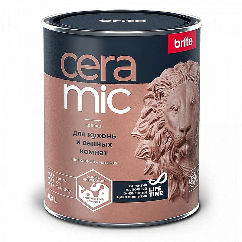 Краска Brite® Ceramic для кухонь и ванных комнат